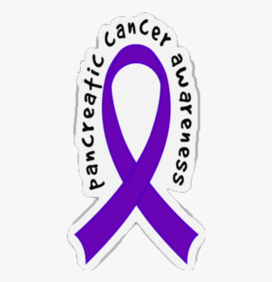 #pancreatic #cancer #cancerawareness #ribbon #fight - Lilac, Transparent Clipart