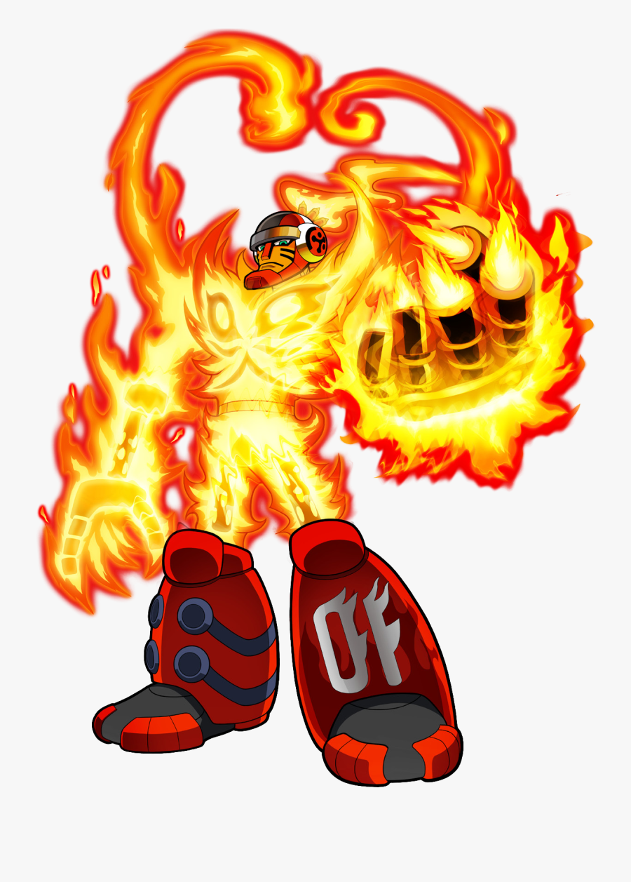 Transparent Provoke Clipart - Mighty Number 9 Pyro, Transparent Clipart