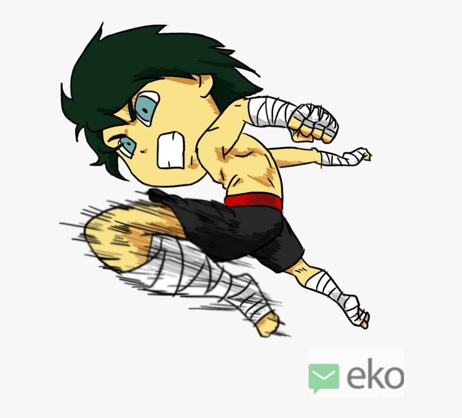 Transparent Knee Clipart - Muay Thai Flying Knee Drawing, Transparent Clipart