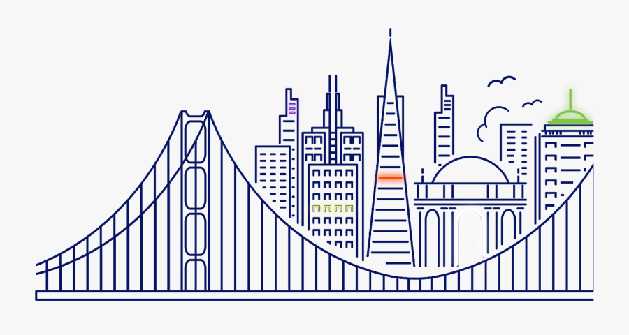 San Francisco Template, Transparent Clipart