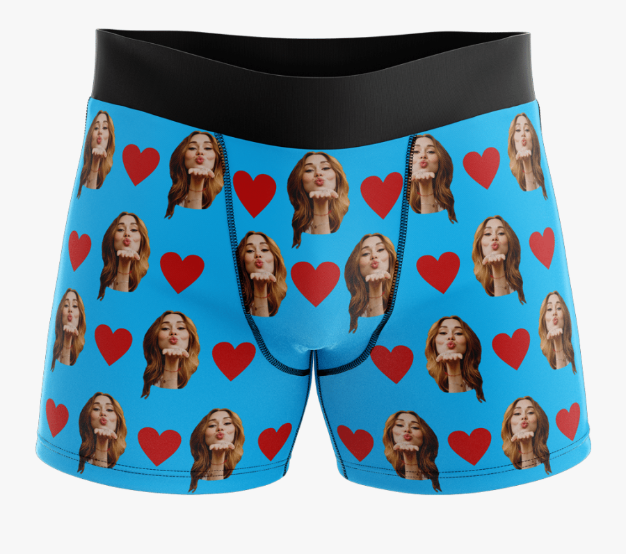 Boxers With Face On Them, Transparent Clipart