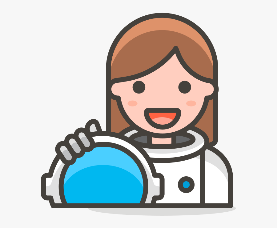 180 Woman Astronaut - Woman Astronaut Icon Png, Transparent Clipart
