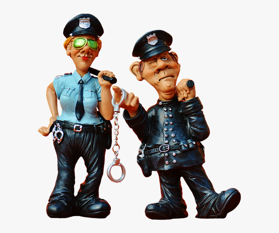 Cop, Policewoman, Colleagues, Funny, Figure, Police - Lexique Des Faits Divers, Transparent Clipart