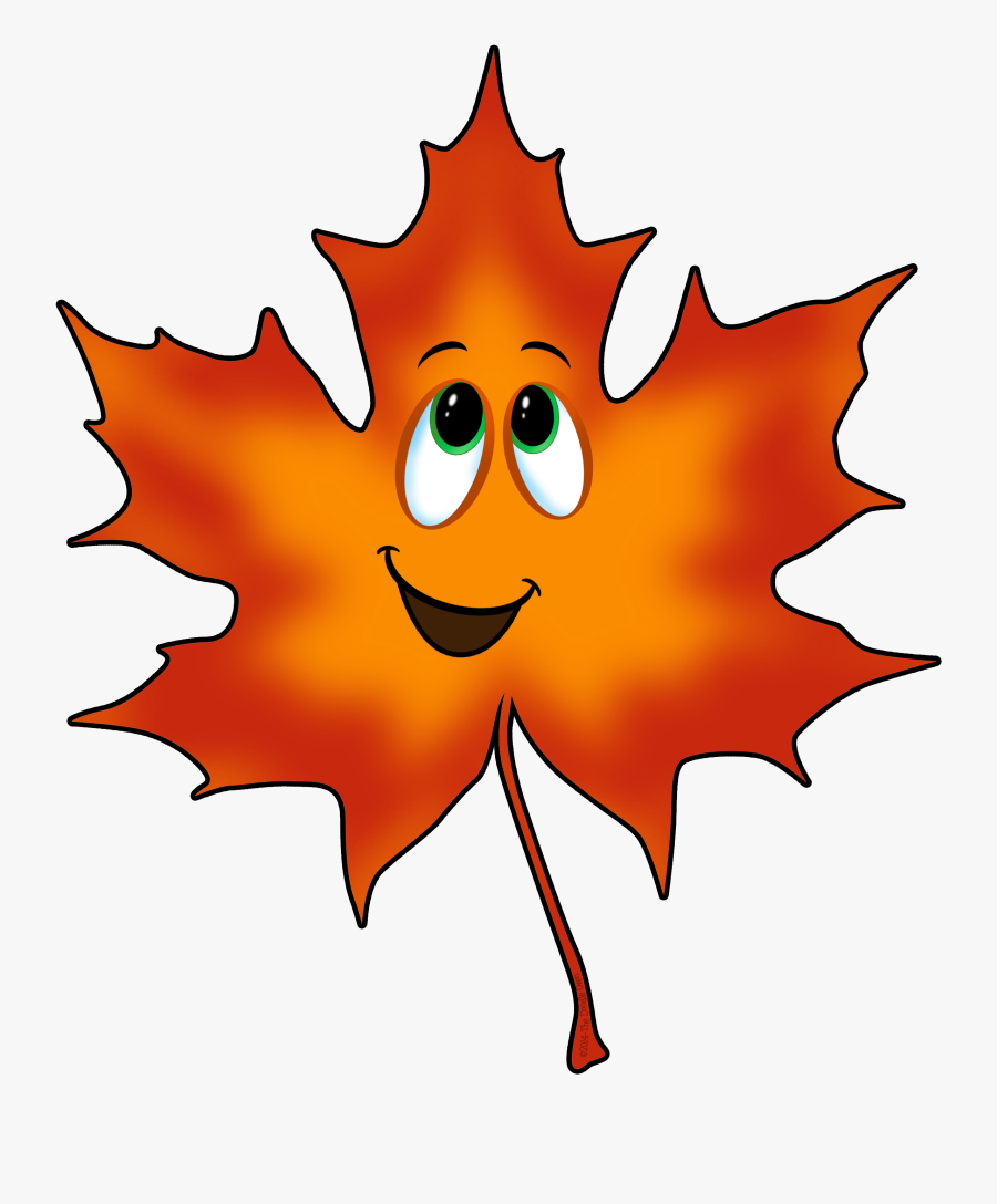 Cartoon Fall Leaves Clipart, Transparent Clipart