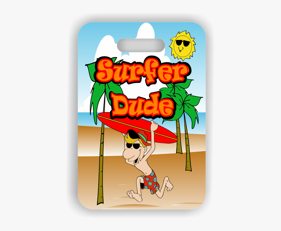 Surfer Dude 1 Side, Transparent Clipart