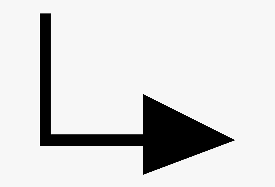 Right, Arrow, Down, Text, Pointing, Arrows, Redirect - Arrow Pointing Down And To The Right, Transparent Clipart