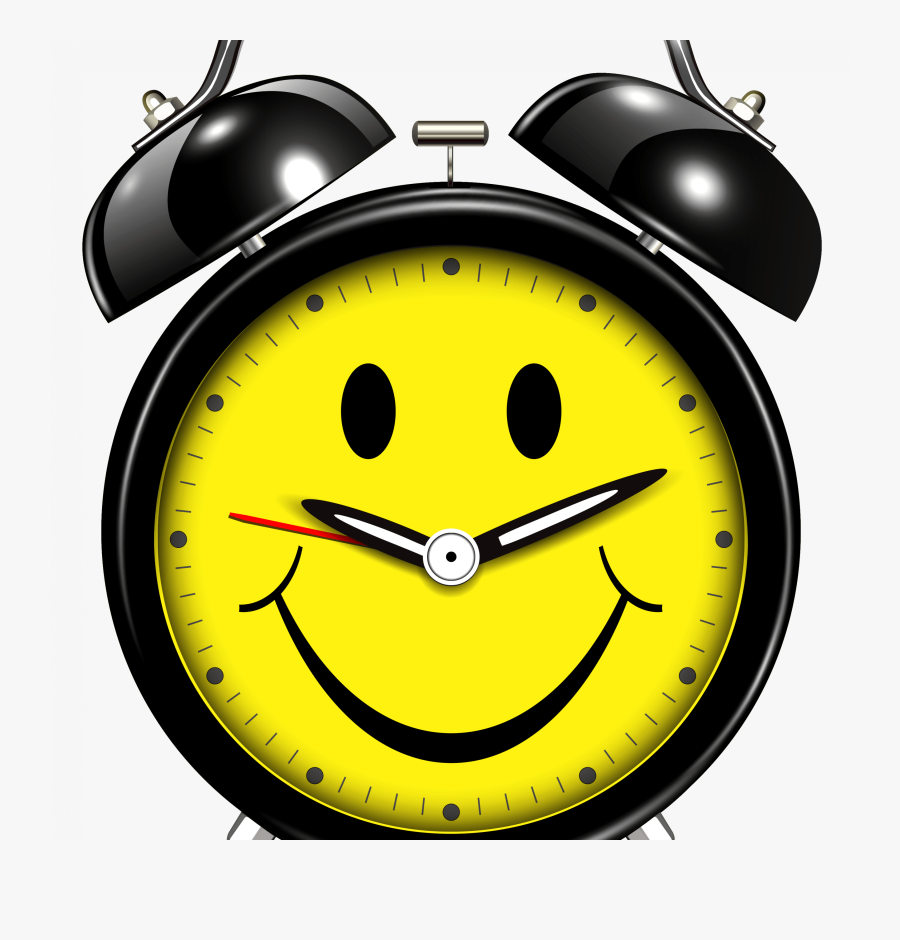 Many Blank Keys Are Selectable Clock Icon Gif Clock - Happy Alarm Clock Face, Transparent Clipart