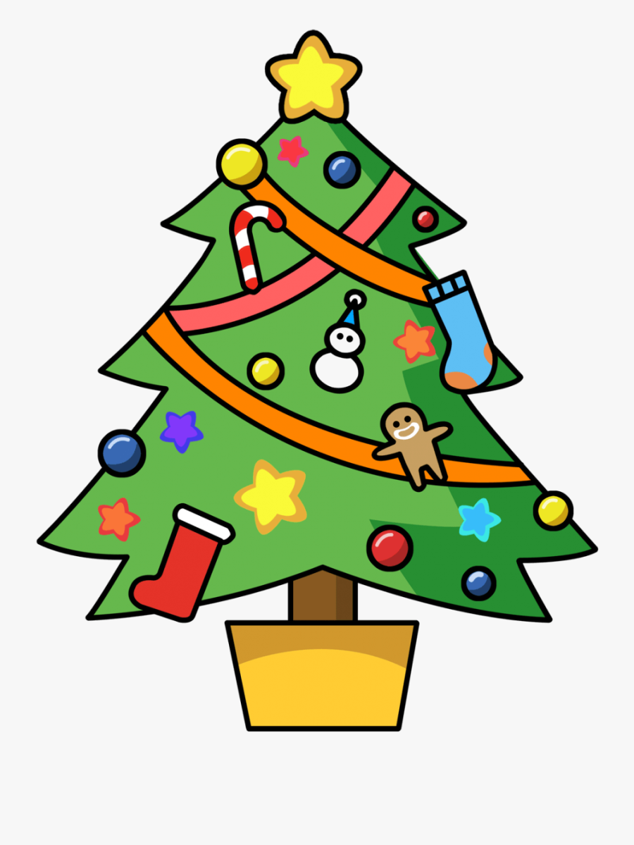 Xmas Tree Clipart, Transparent Clipart