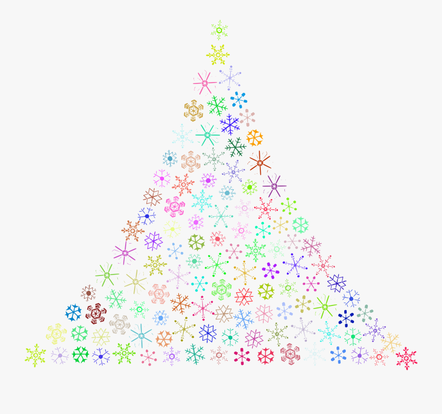 Prismatic Christmas No Background - Christmas Tree No Background, Transparent Clipart