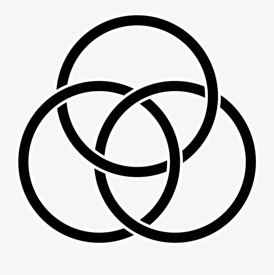 Rings Vector File - Borromean Rings, Transparent Clipart