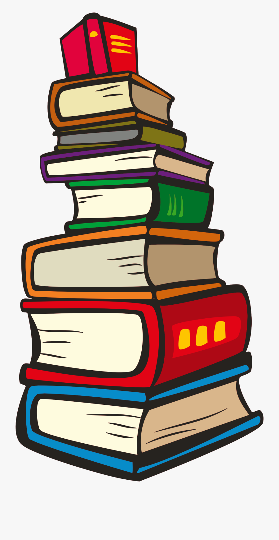 Book Reading Writing Clip Art - Book Library Clipart, Transparent Clipart