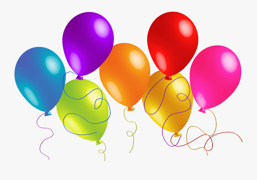 Anniversary Balloons Clipart - Balloons Gif Transparent Background, Transparent Clipart