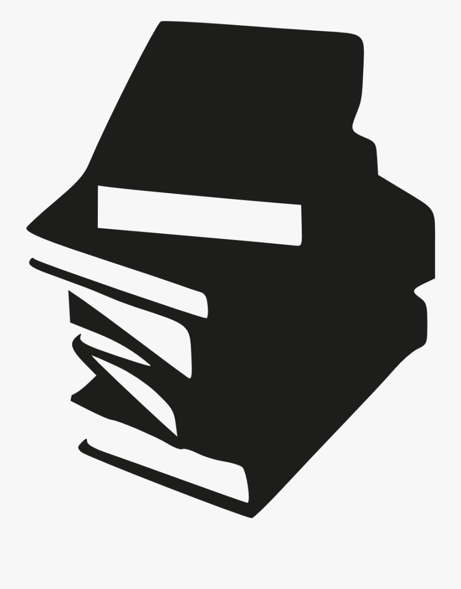 Stack - Of - Paper - Png - Black Book Icon Transparent, Transparent Clipart