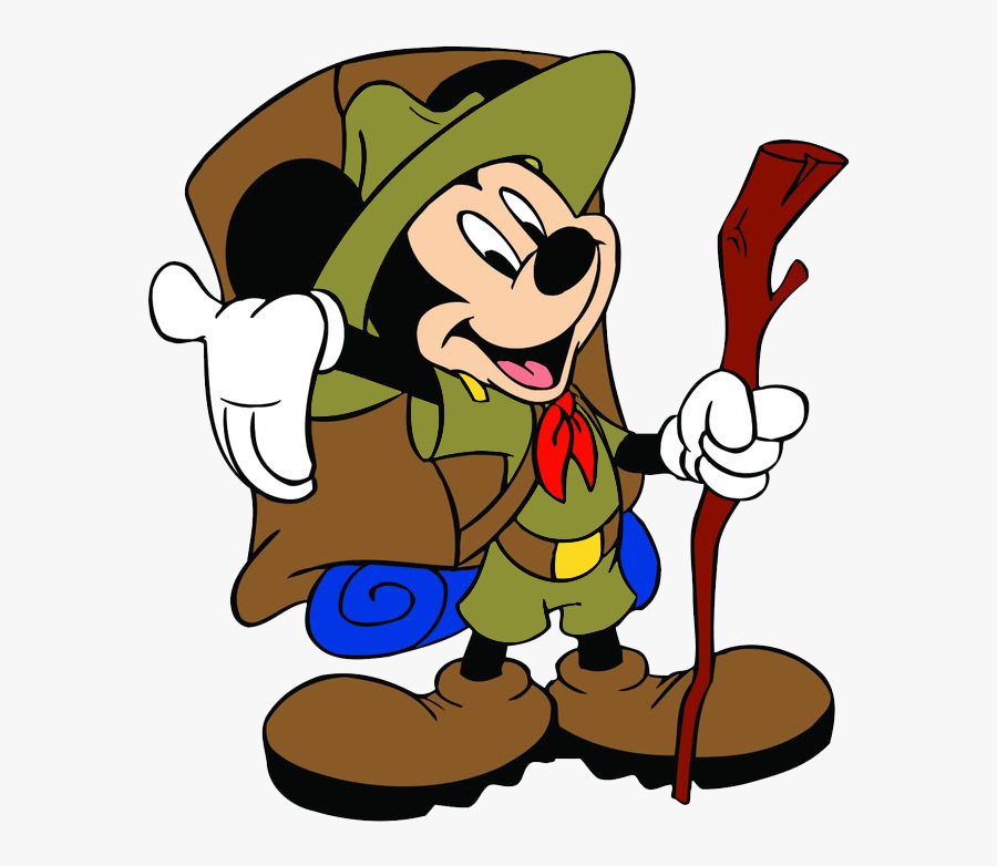 Mickey Mouse Boy Scout, Transparent Clipart