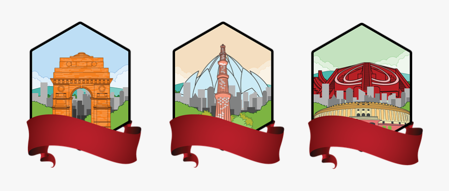 Golden Triangle India Clipart, Transparent Clipart
