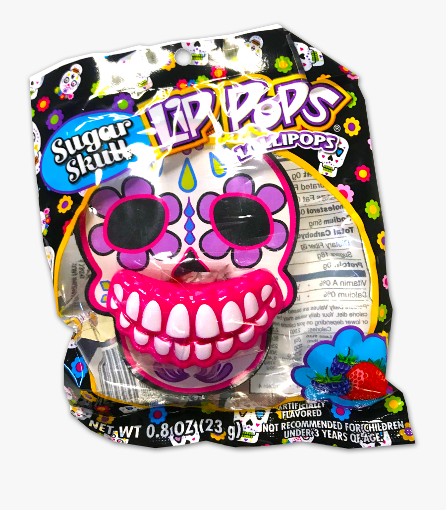Transparent Bag Of Sugar Clipart - Skull, Transparent Clipart