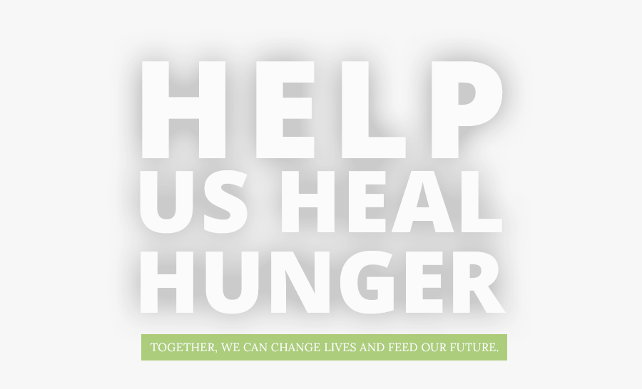 Help Us Heal Hunger In St - Black-and-white, Transparent Clipart