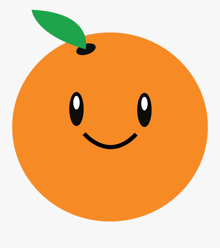 Orange - Orange Fruit Cartoon Png, Transparent Clipart