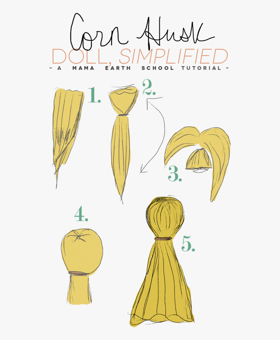 Make A Corn Doll, Transparent Clipart