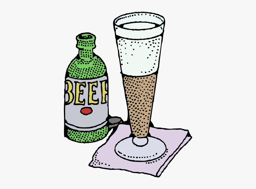 Lager Beer And Glass - Beer Clip Art, Transparent Clipart