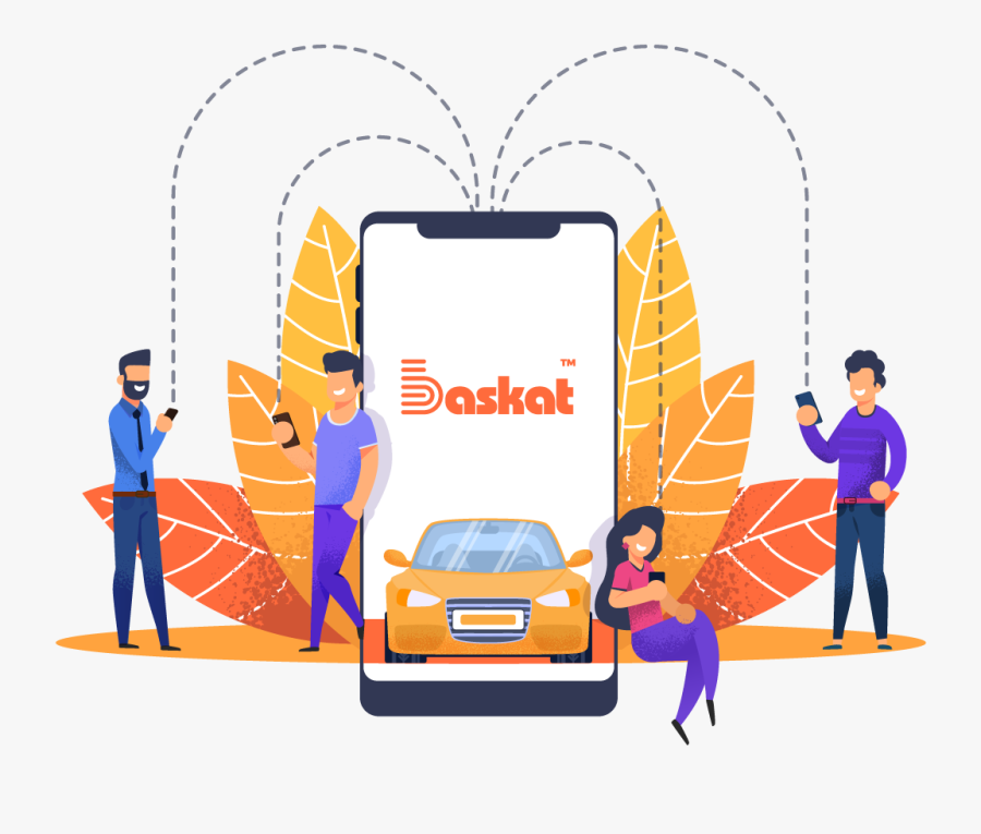 Banner Carpool, Transparent Clipart