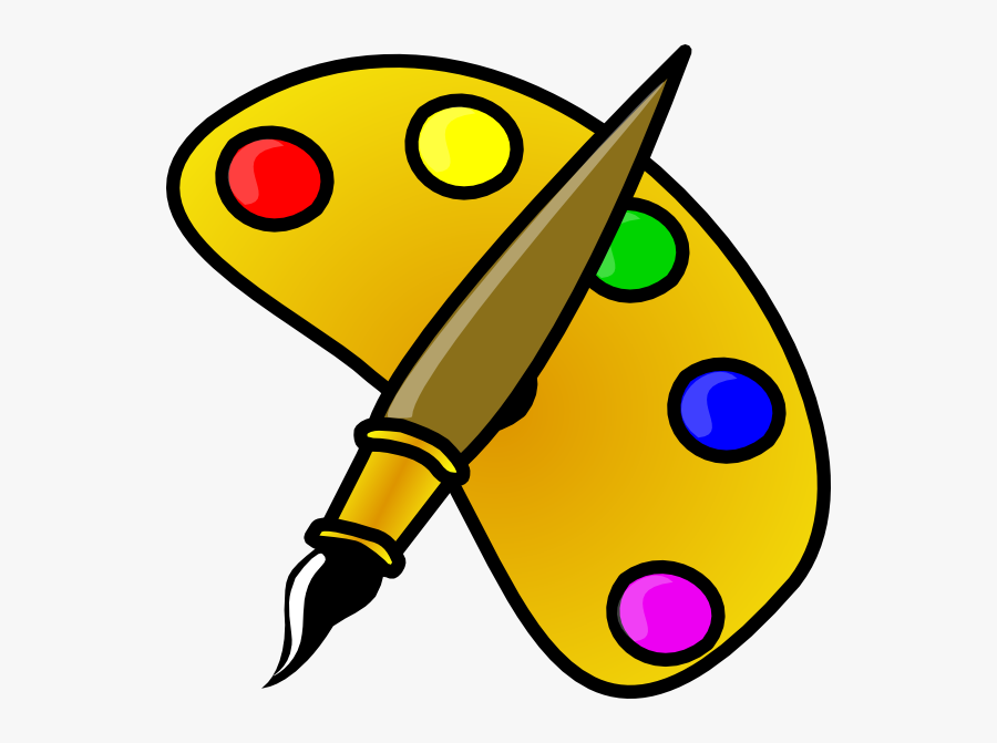 Color Paint - Paint Brush Clip Art, Transparent Clipart