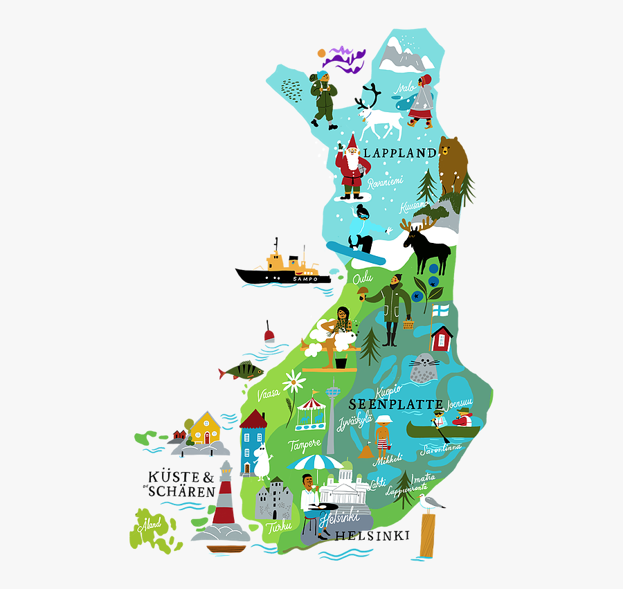 Finland Brochure, Transparent Clipart