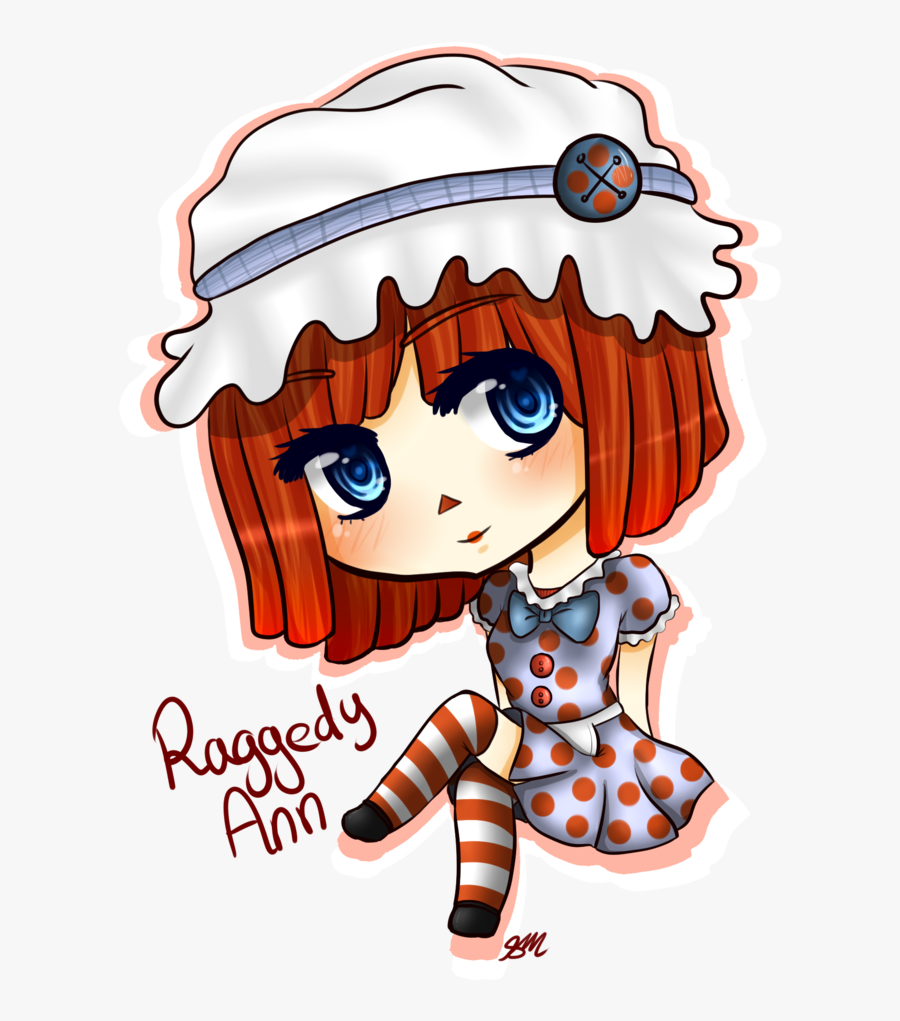 Chibi Raggedy Ann By Mizustarproductions - Human Raggedy Ann, Transparent Clipart