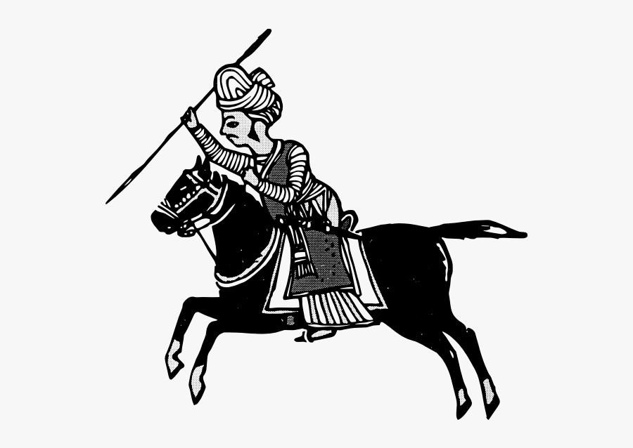 Horseman - India - Illustration, Transparent Clipart