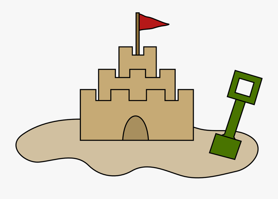 Clipart Sand Castle, Transparent Clipart