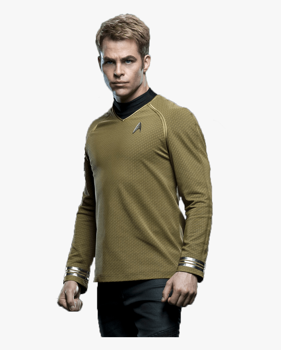 Chris Pine James T - Star Trek Kirk And Spock Mccoy, Transparent Clipart