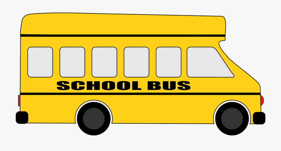 Yellow Bus Clipart, Transparent Clipart
