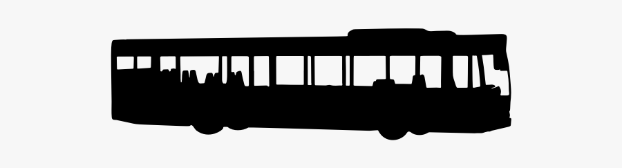 Vintage Bus Image - Bus Silhouette Png, Transparent Clipart