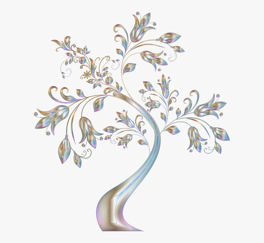 Plant,flower,tree - Black Tree Clip Art, Transparent Clipart