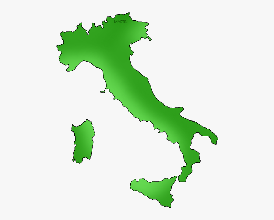 Italy Map, Transparent Clipart