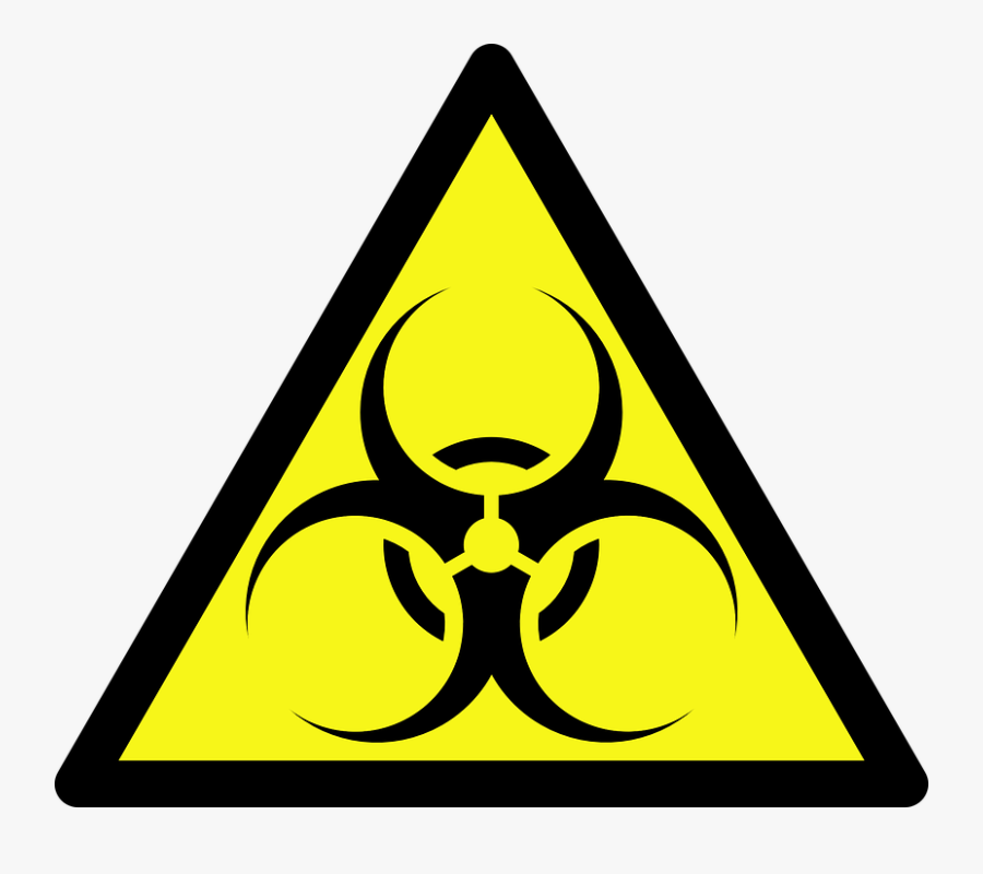 Disease Clipart Household Hazardous Waste - Biohazard Symbol, Transparent Clipart