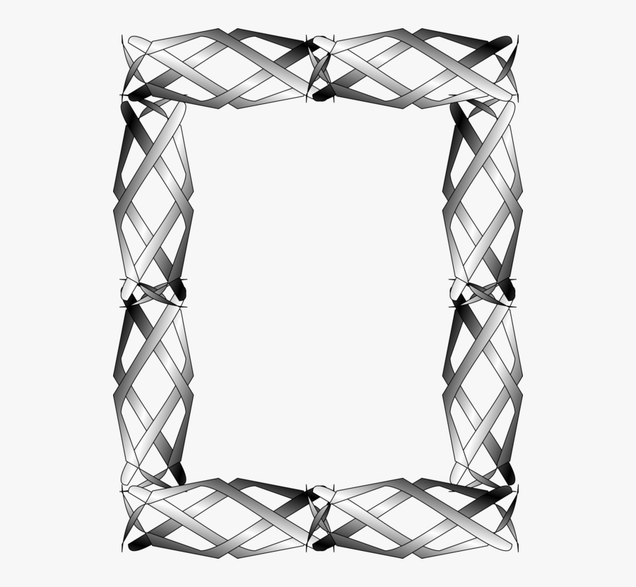 Line Art,angle,symmetry - Frames And Borders Abstract Black And White, Transparent Clipart