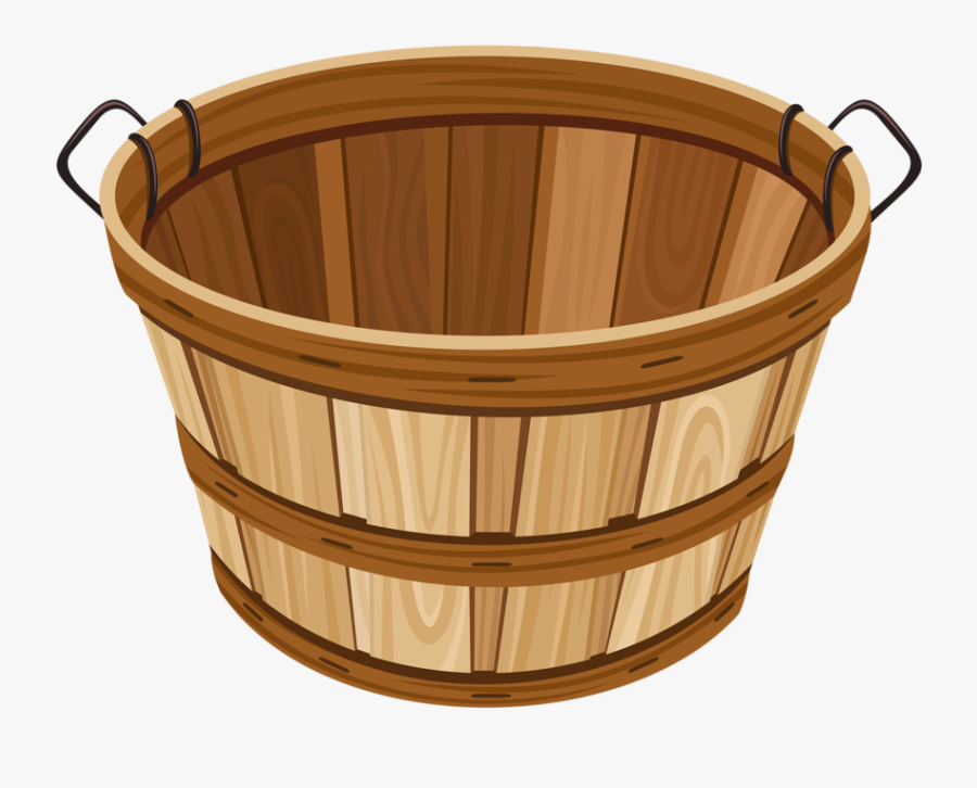 Free Wooden Basket Vector Clipart , Png Download Empty Apple Basket Clipart , Free Transparent