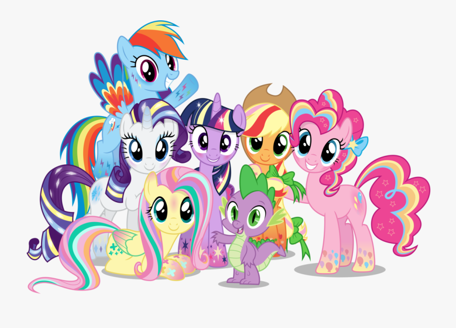 Pinkie Pie Rainbow Dash Twilight Sparkle Applejack - My Little Pony Png, Transparent Clipart