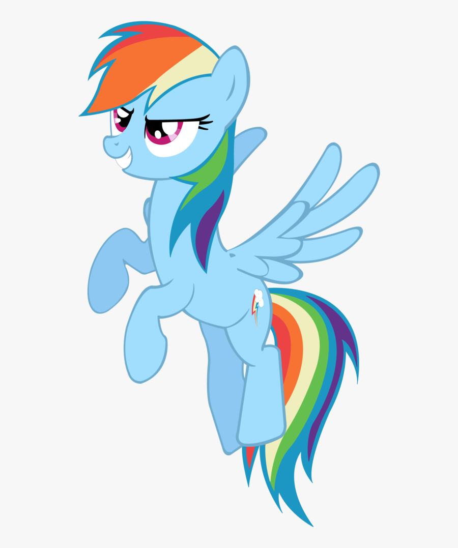 Alicorn Drawing Super Rainbow Dash Transparent Png - My Little Pony Rainbow Dash Flying, Transparent Clipart