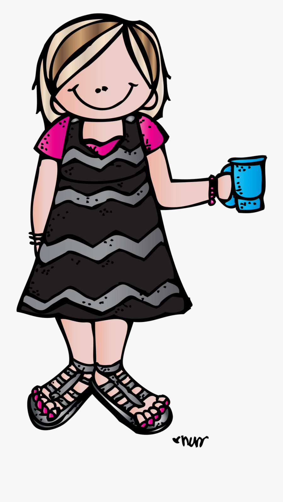 Melonheadz Clipart Teacher - Melonheadz Drinking, Transparent Clipart