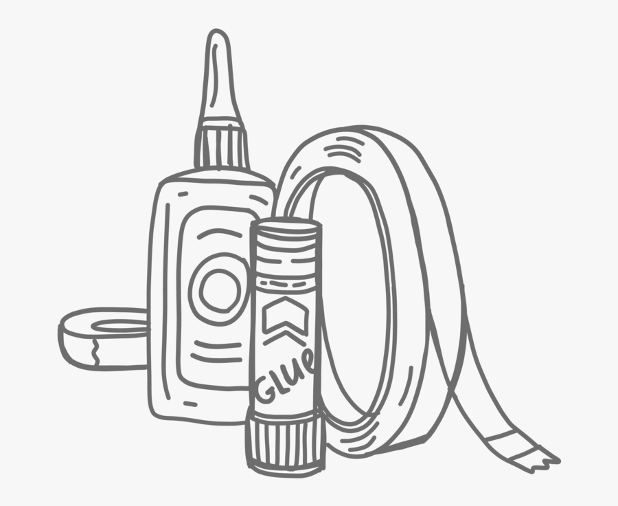 Glue And Sticky Tape"
 Data-src="//cdn - Glue And Sticky Tape, Transparent Clipart