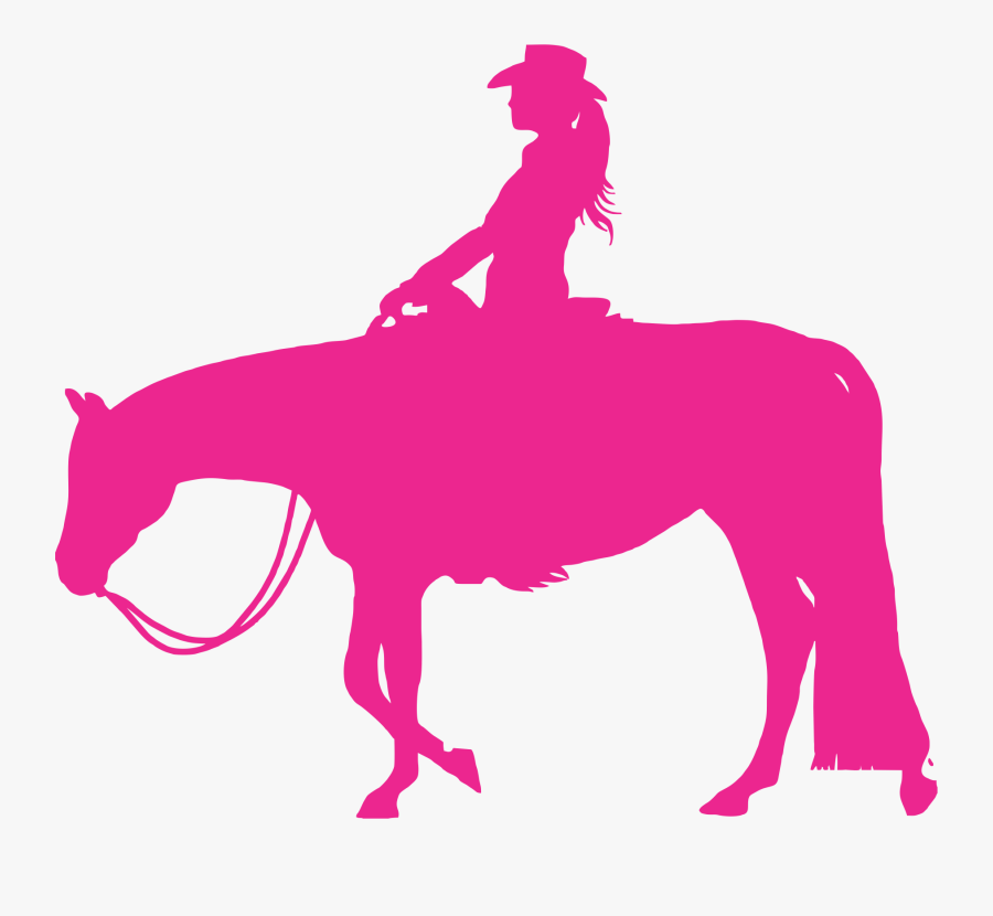 Western Pleasure Horse Decal Clipart , Png Download - Western Pleasure Horse Silhouette, Transparent Clipart
