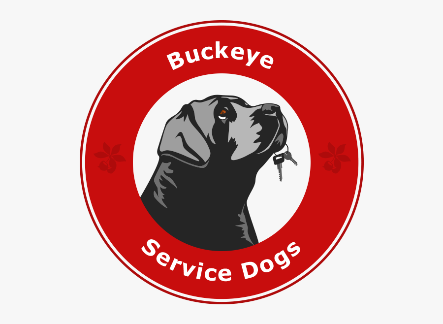 Transparent Buckeye Clipart - Central Ohio Service Dogs Logo, Transparent Clipart