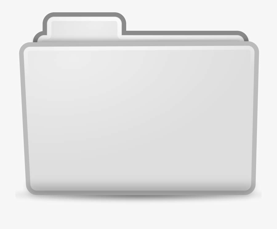 Filing Folders Excellent Clip - White Folder Icon Png, Transparent Clipart