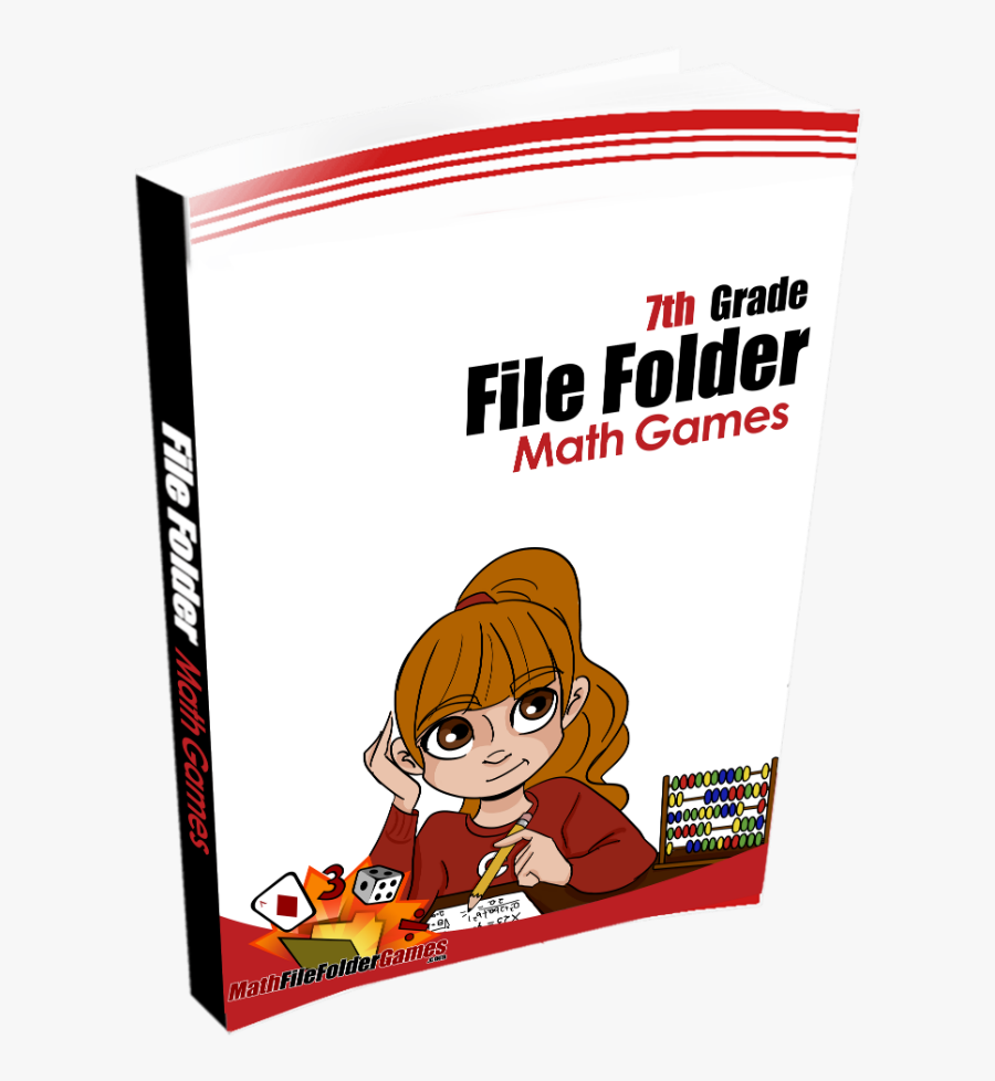 Math File Folder Games By Justin Holladay 9781539682394 - Middle School, Transparent Clipart