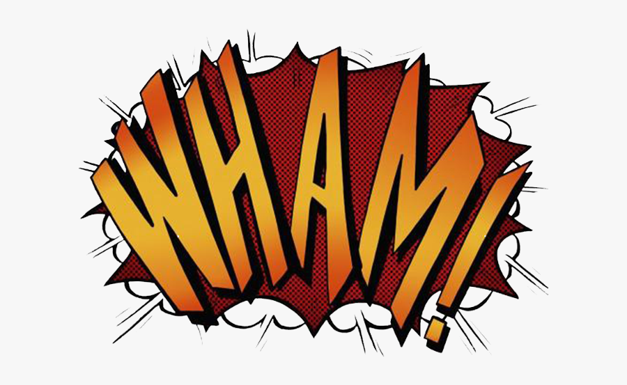 Wham Comic Comics Effect Expression - Comic Book Wham Transparent, Transparent Clipart
