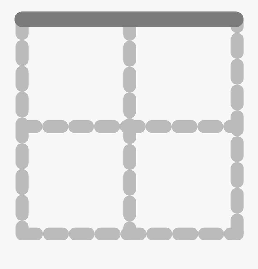 Transparent Barbed Wire Border Png - Tables And Borders Icon, Transparent Clipart