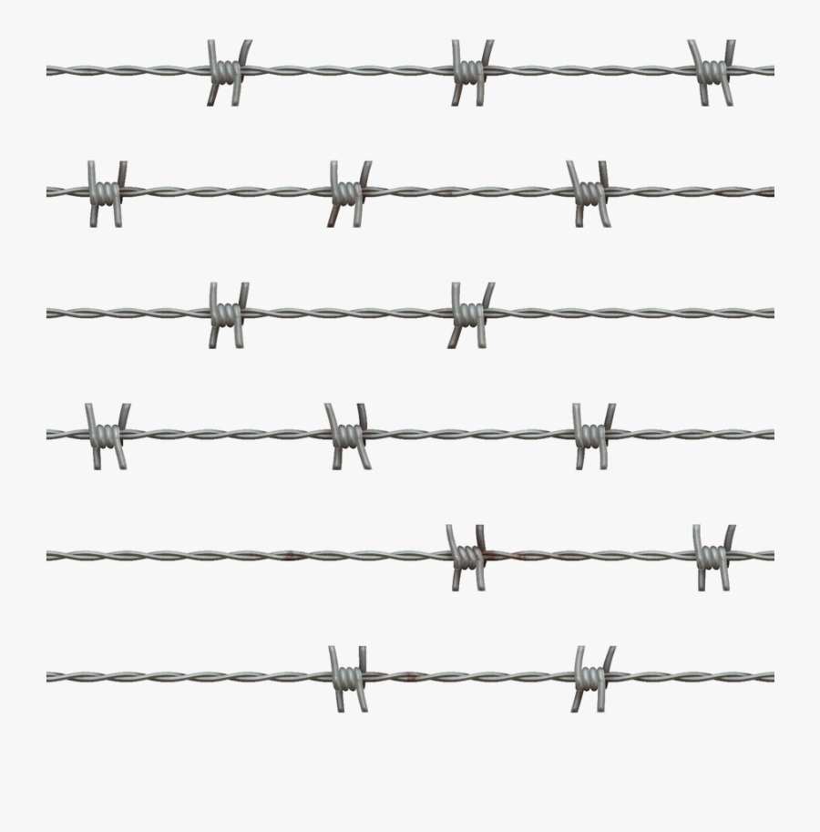 Transparent Chain Link Fence Clipart - Barbed Wire, Transparent Clipart