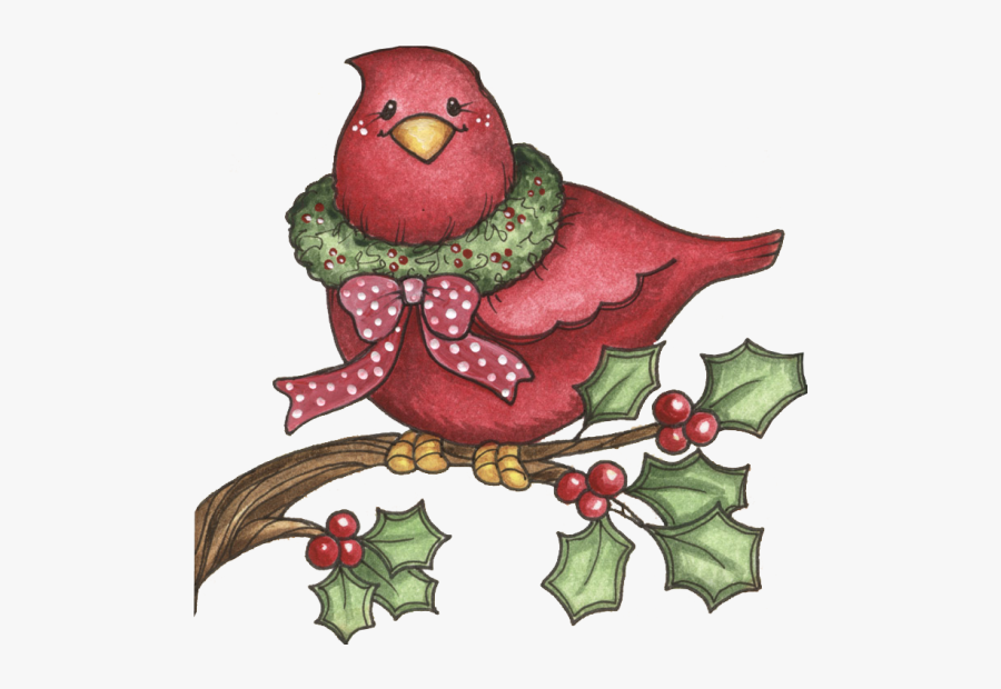 Clipart Christmas Cardinal, Transparent Clipart
